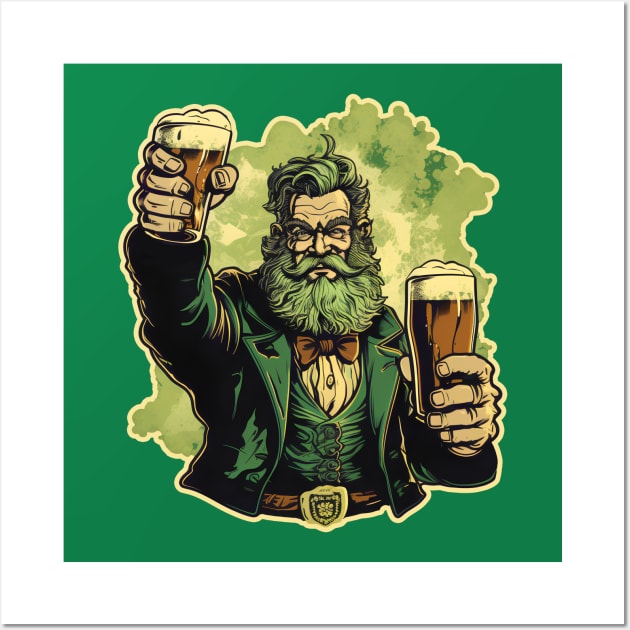 St. Patrick's Day Beer Wall Art by beangeerie